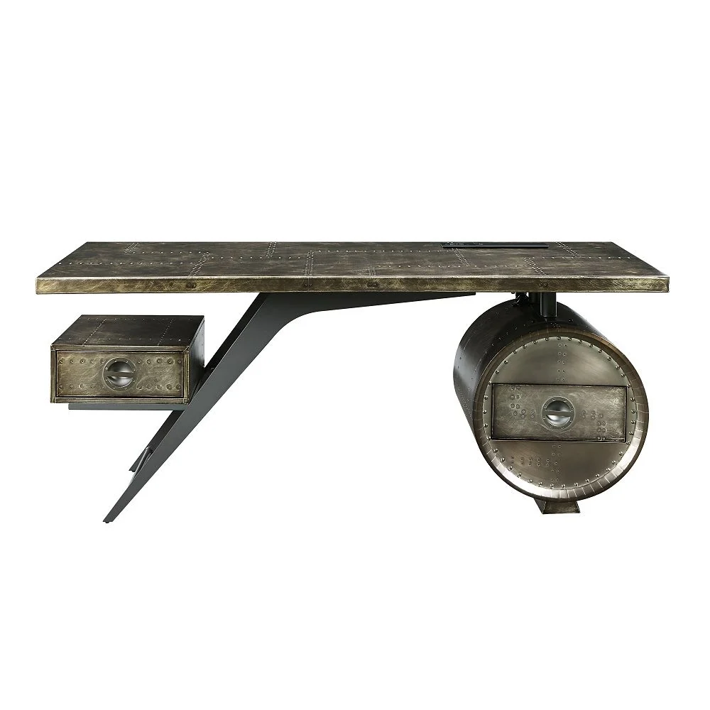 Brancaster OF02586 Executive Writing Desk w/USB - Image 3