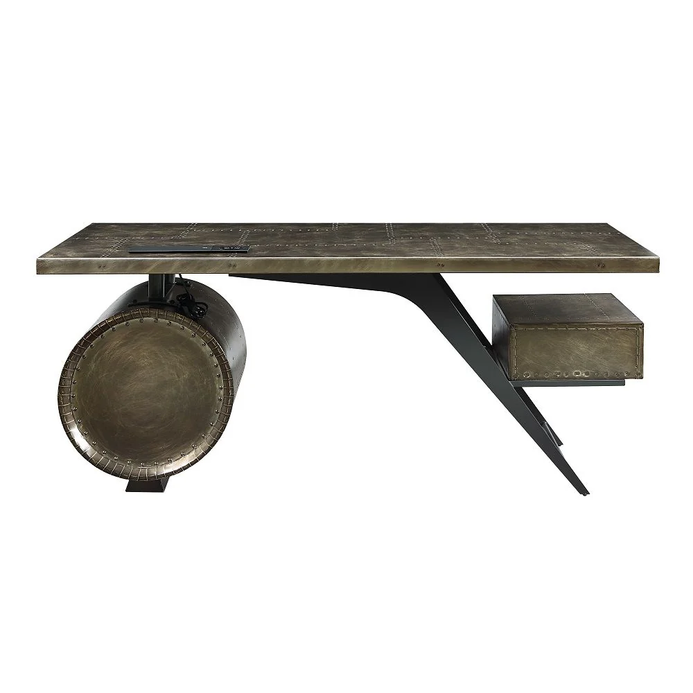 Brancaster OF02586 Executive Writing Desk w/USB - Image 5