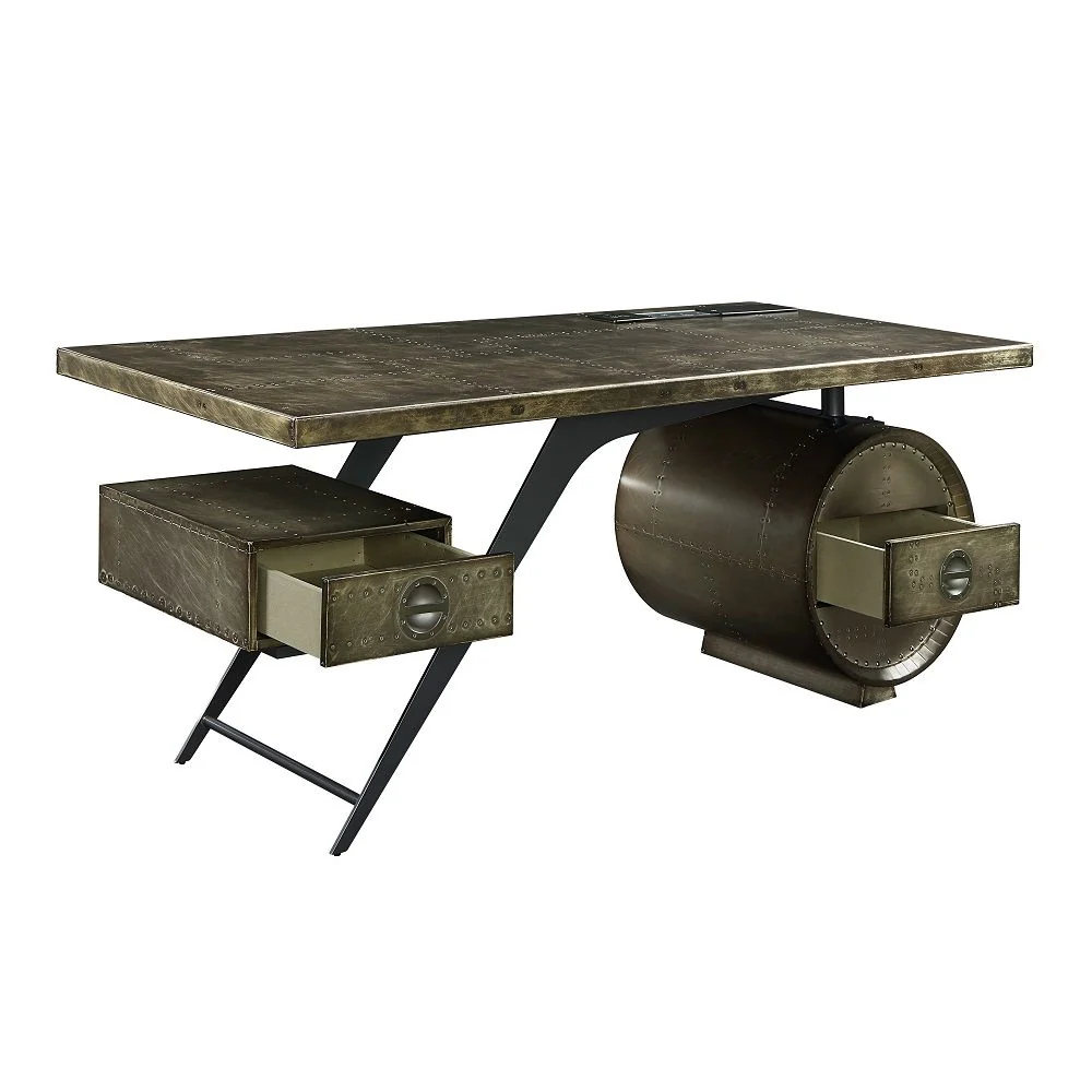 Brancaster OF02586 Executive Writing Desk w/USB - Image 6