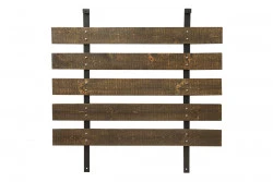 Loft Brown Solid Pine Entertainment Center - Reclaimed Wood - Image 3