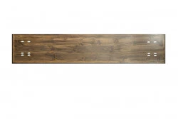 Loft Brown Solid Pine Entertainment Center - Reclaimed Wood - Image 4