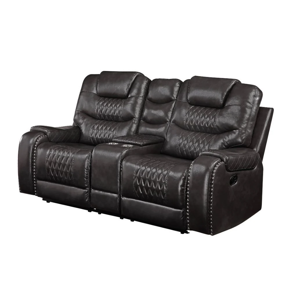 Braylon Motion Sofa Collection Diamond Tufted - Image 9