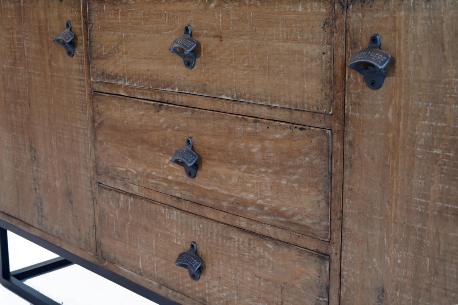 Brewery Cabinet Iron Antique Natural - Image 5