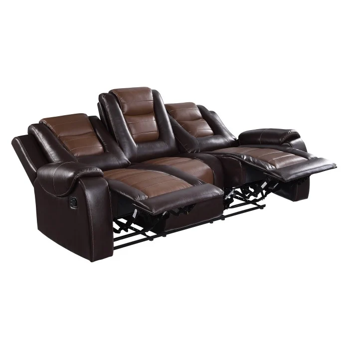 Briscoe Two-Tone Sofa Collection Dual Recliners - Image 4