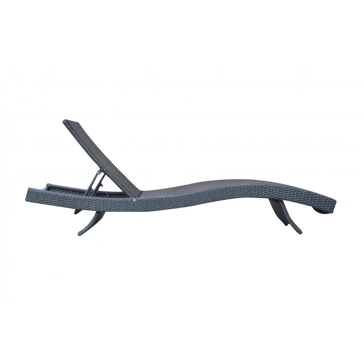 Cabana Outdoor Adjustable Wicker Chaise Lounge Chair - Image 4