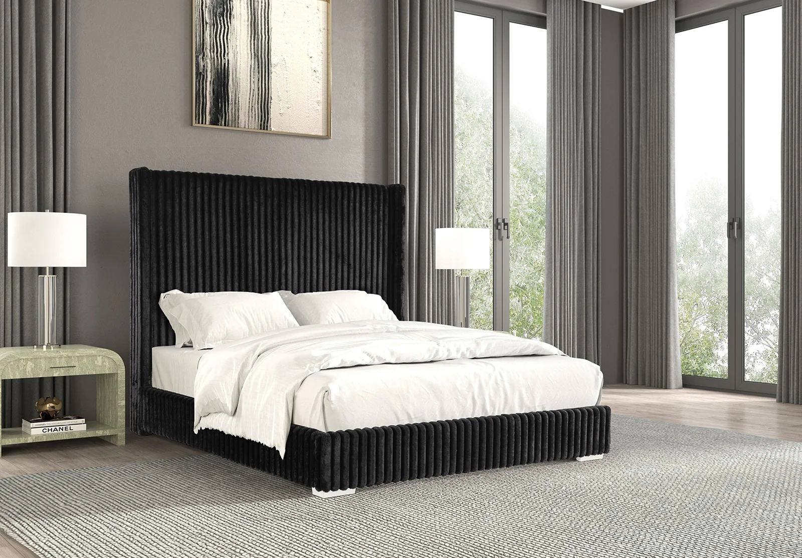 Cadwell Fur Chenille Bed FM7120 - 4 Colors - Image 2