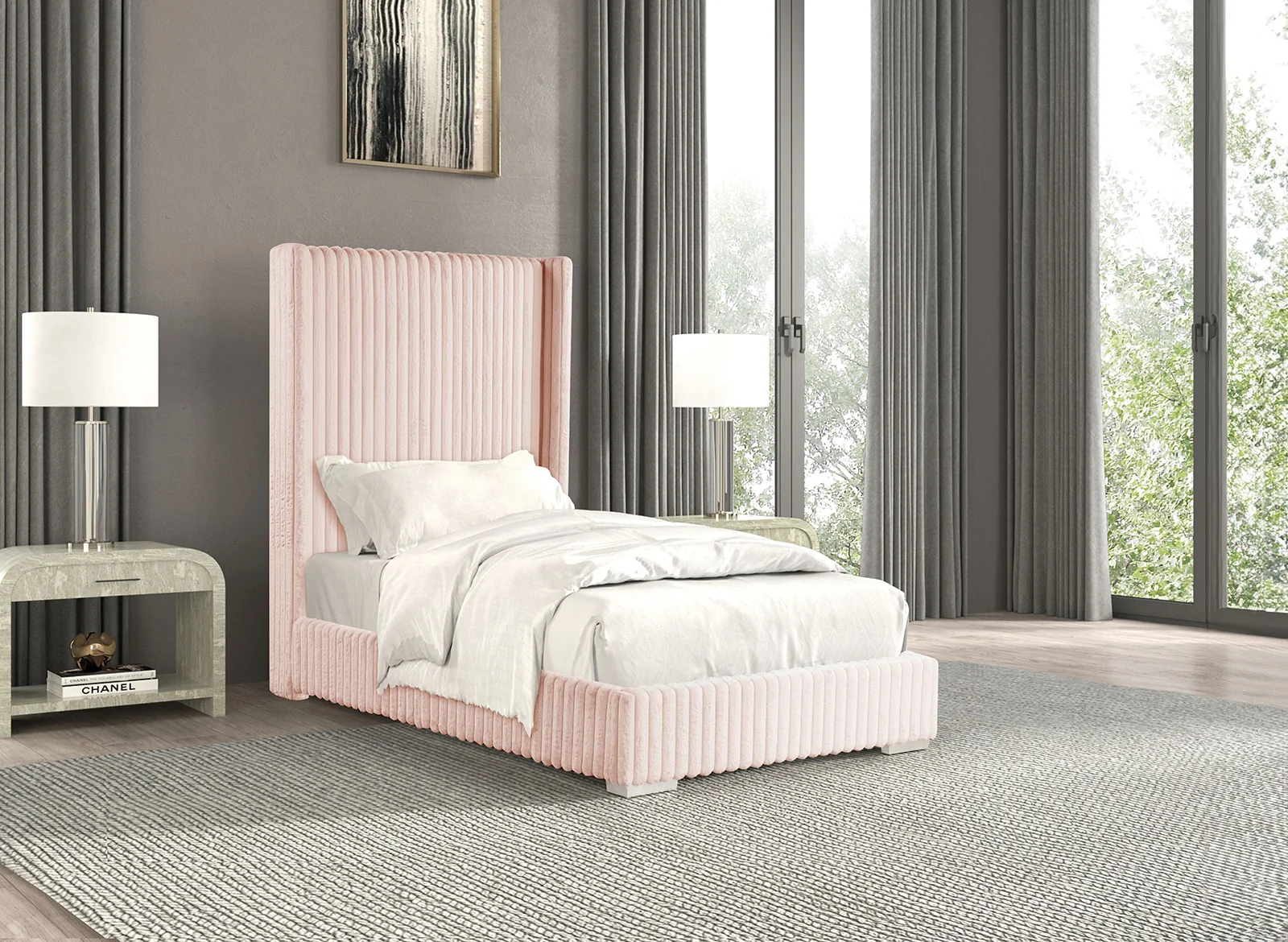 Cadwell Fur Chenille Bed FM7120 - 4 Colors - Image 4