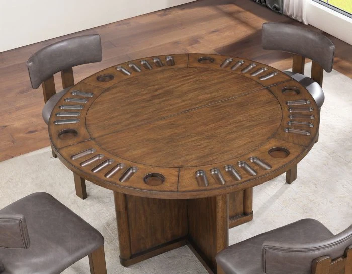 Cambridge 6 Pc Dining Table Removable Game Top - Image 3