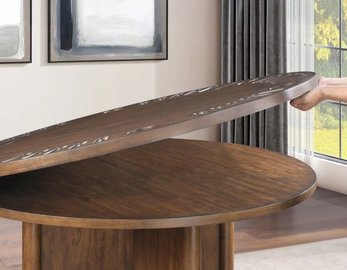 Cambridge 6 Pc Dining Table Removable Game Top - Image 9
