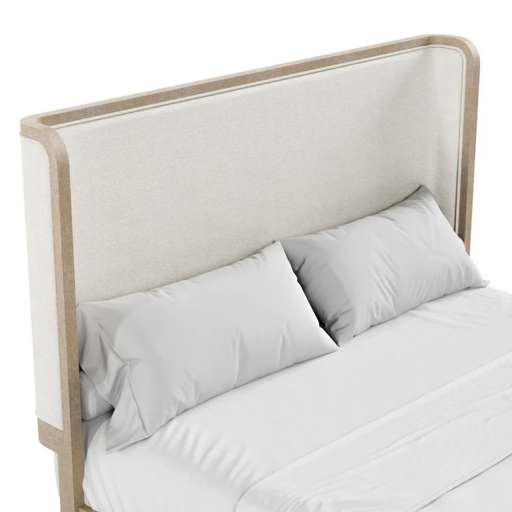 Candra 4 Pc Natural Oak Bedroom Collection - Image 4