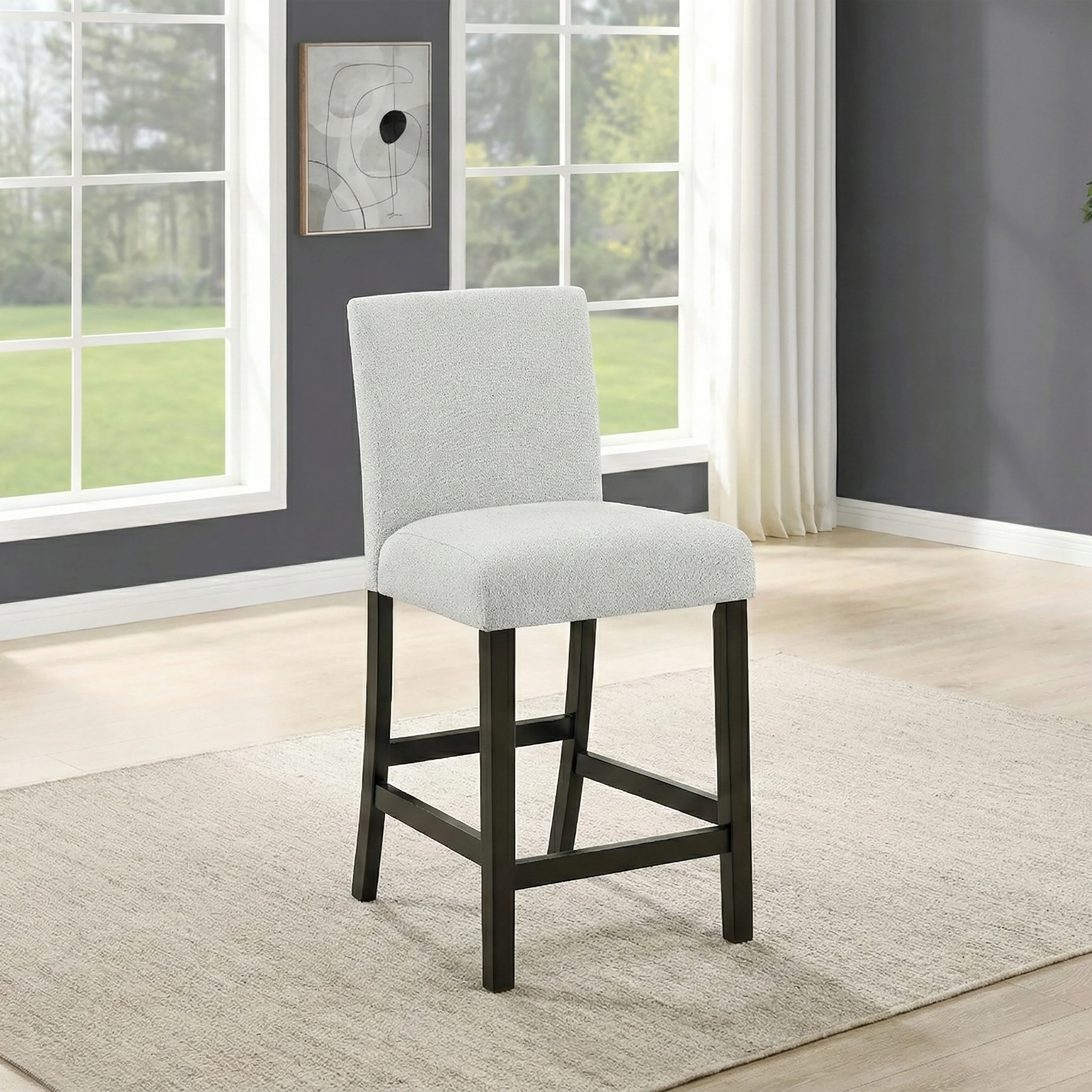 Carissa 6 Pc Dining Set w/Storage Shelf - Image 8