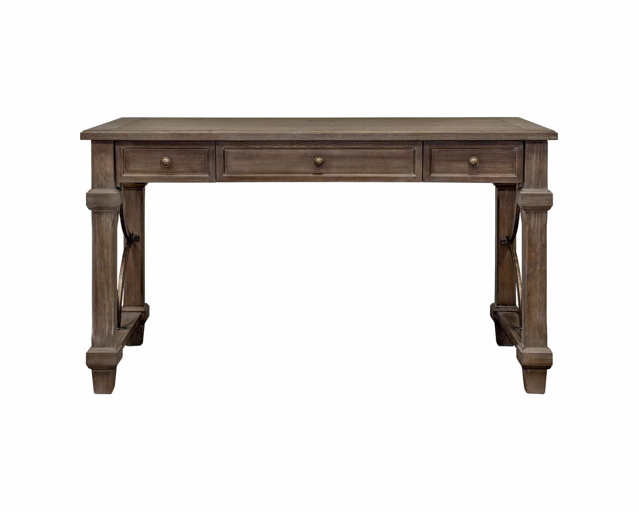Carson 54" Writing Desk Weathered Dove - Image 5