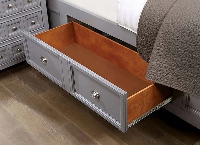 Castlile 4 Pc Bedroom Collection FOA - Gray or White - Image 4