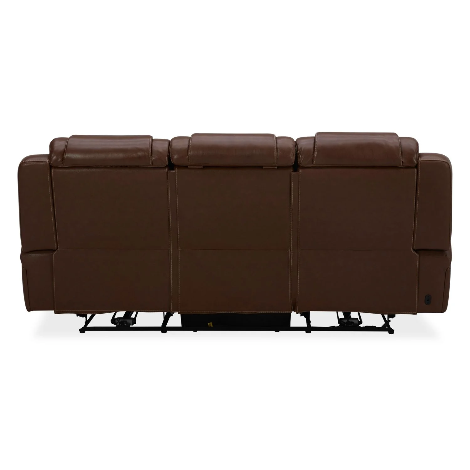 Caswell Sofa & Loveseat Leather Chestnut - Image 9