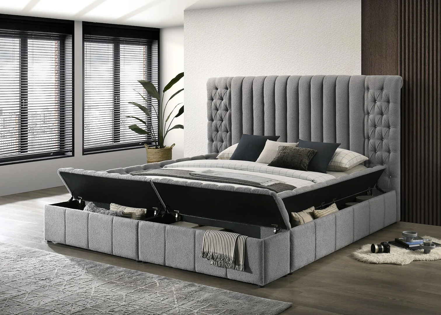 CB3800 Storage Platform Bed by Casa Blanca - Image 2