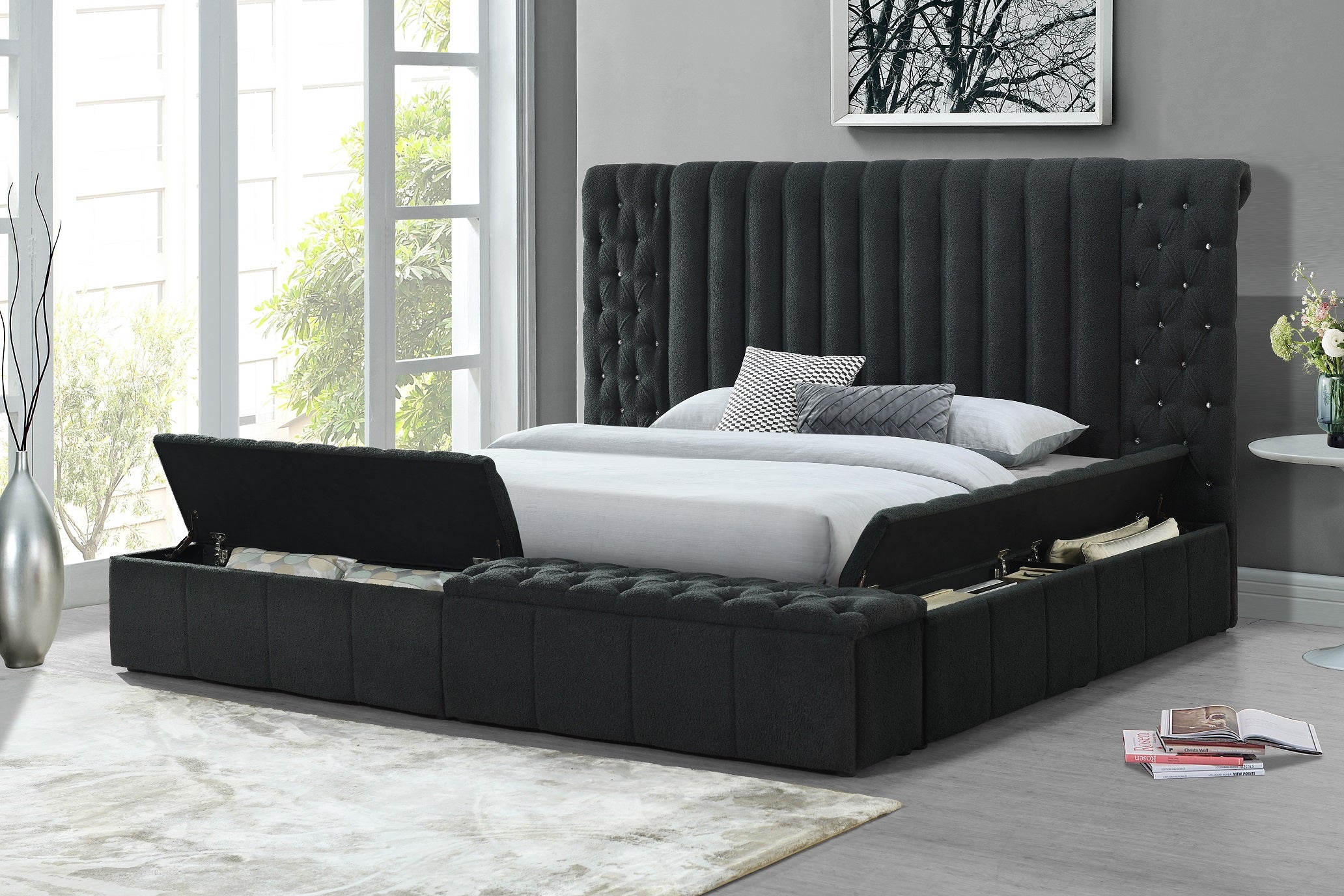 CB3800 Storage Platform Bed by Casa Blanca - Image 4