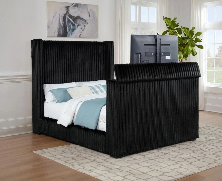 Centergrove Upholstered Wingback TV Bed - Image 2