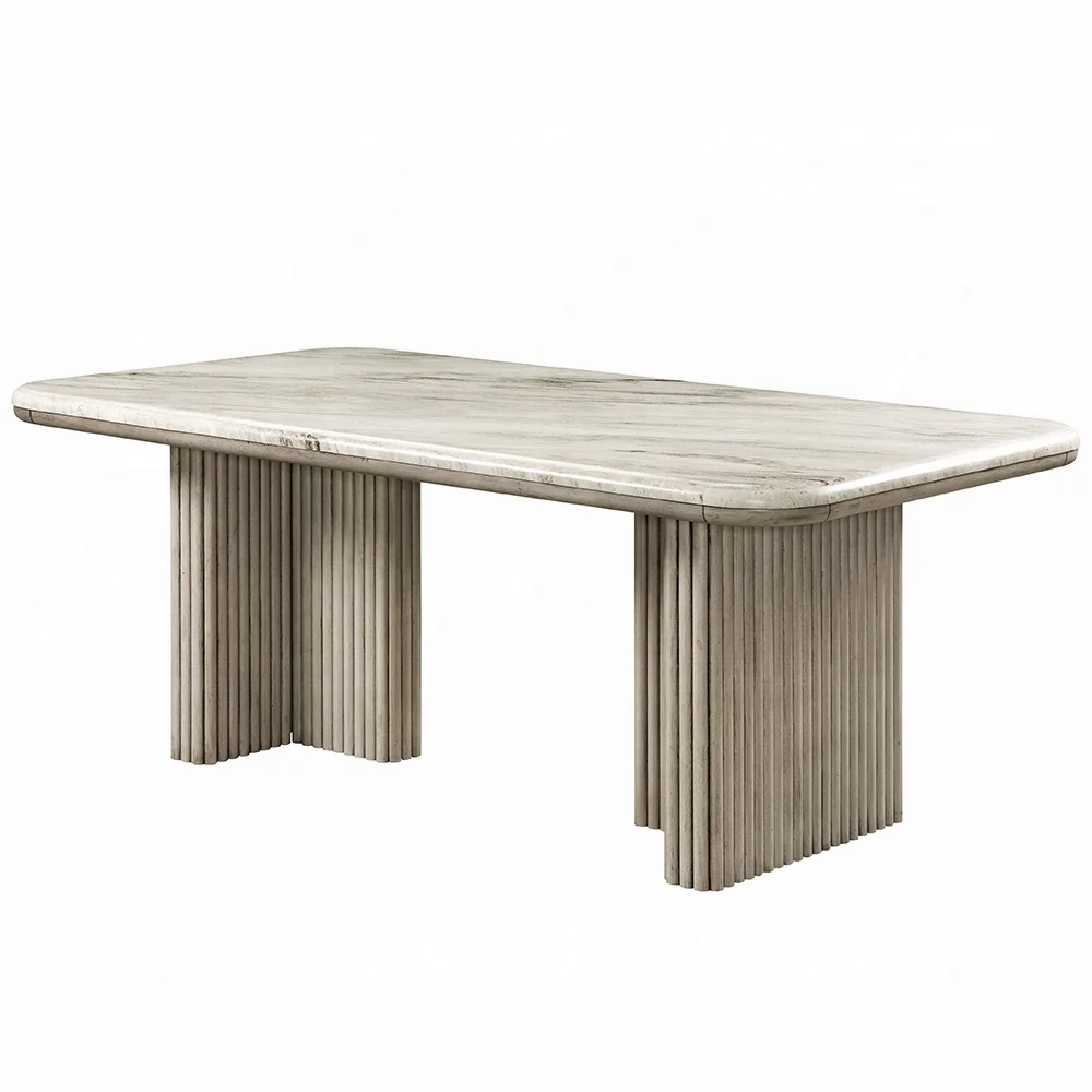 Charity Marble Top Dining Set DN03085 - Image 3