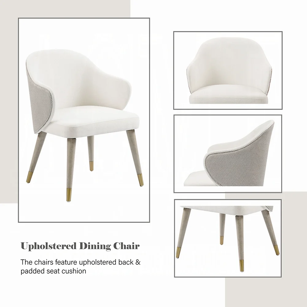 Charity Upholstered Side Chair DN03086 - Set of 2 - Image 6