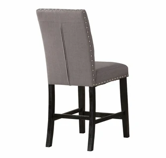 Chino 6 Pc Dining Collection - Grey or Beige Linen Chairs - Image 5