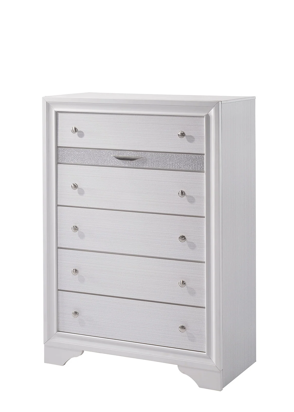 Chrissy 5 Drawer Chest w/Hidden Jewelry Drawer - Image 2