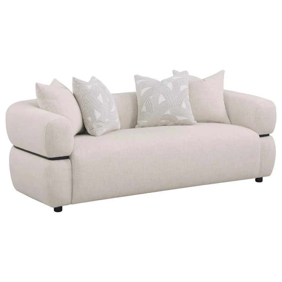 Coaster Jeanette Beige 2 Pc Sofa Collection - Image 3