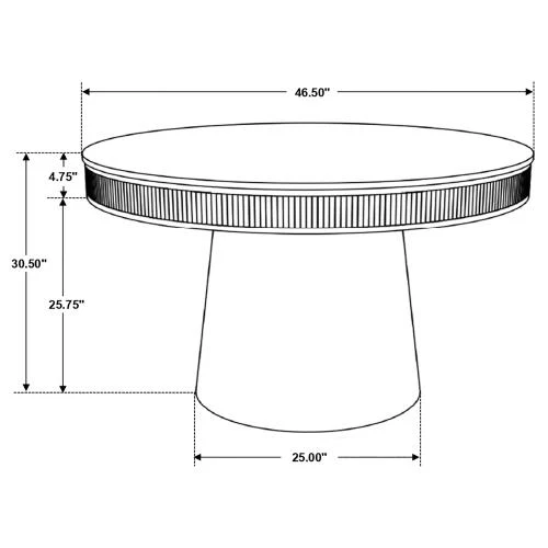 Coaster Ortega 105141 Dining Set - 2 Chair Options - Image 7