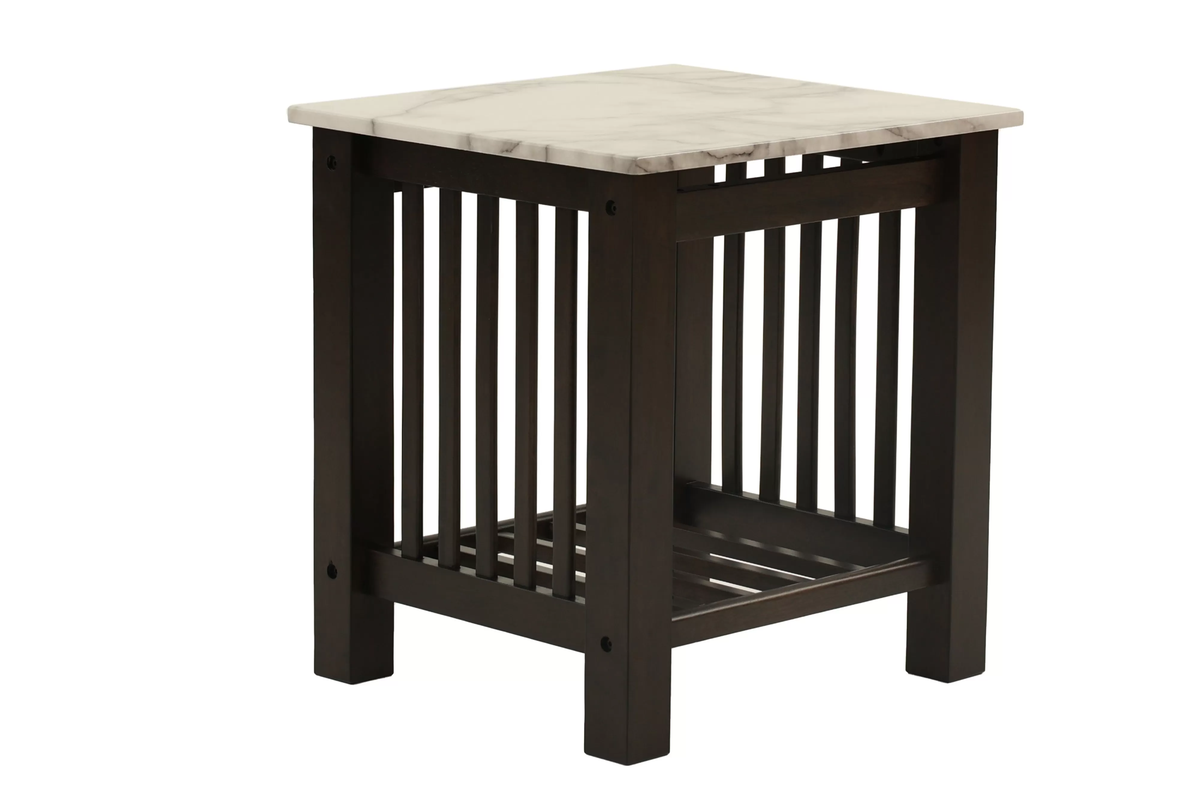 F6393 Coffee & End Tables - Faux Marble Top - Image 9