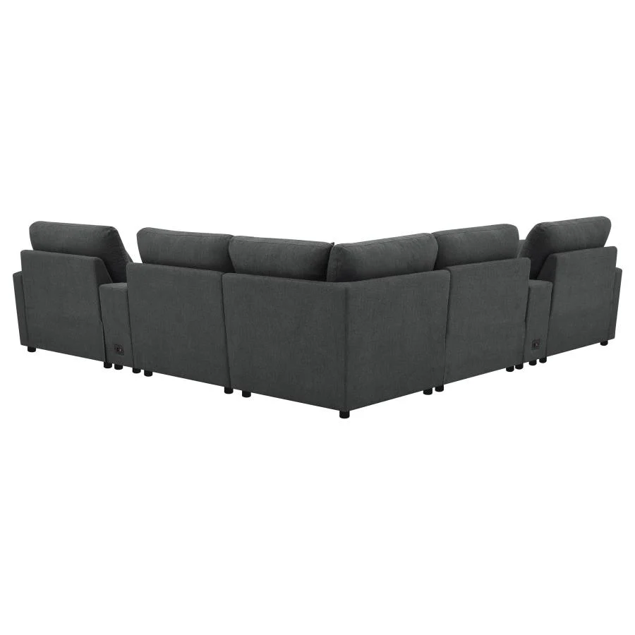 Collins Modular 7 Pc Power Sectional - Image 12