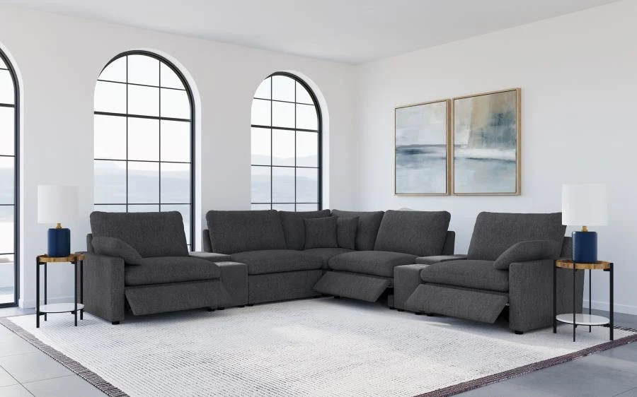 Collins Modular 7 Pc Power Sectional - Image 4