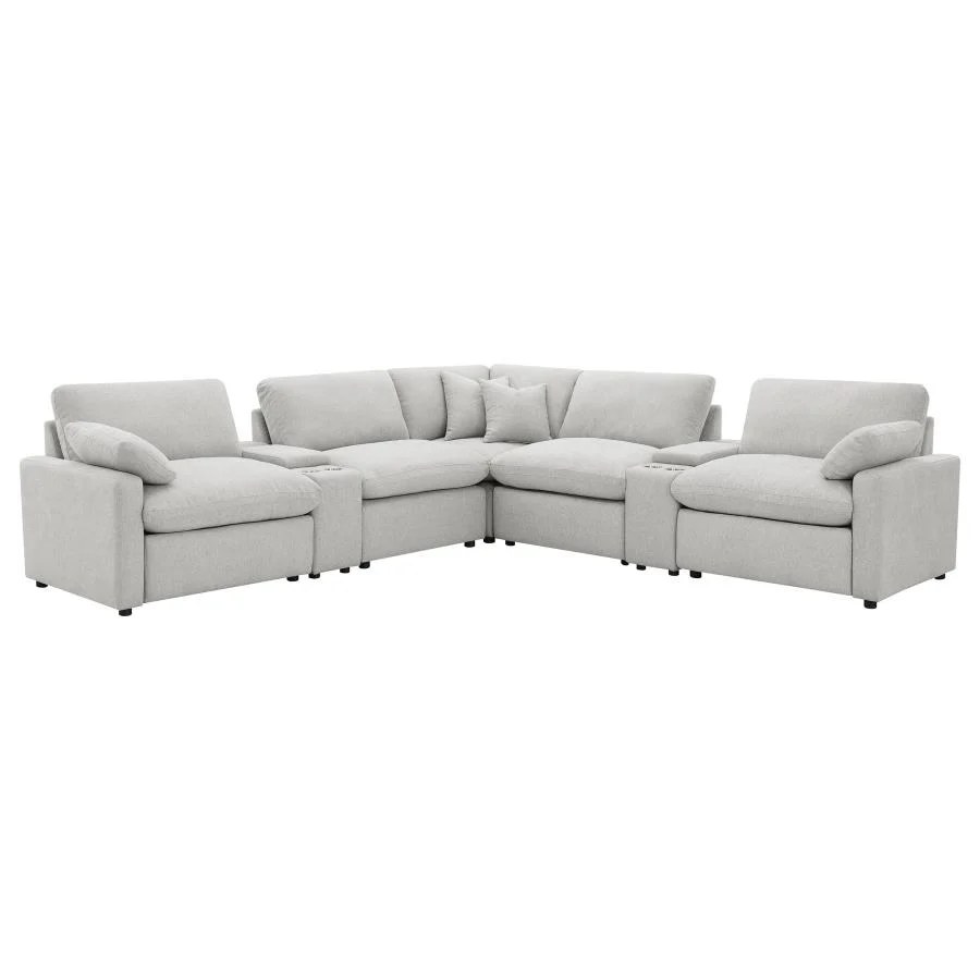 Collins Modular 7 Pc Power Sectional - Image 5