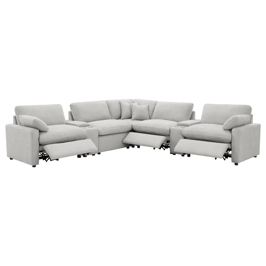 Collins Modular 7 Pc Power Sectional - Image 7