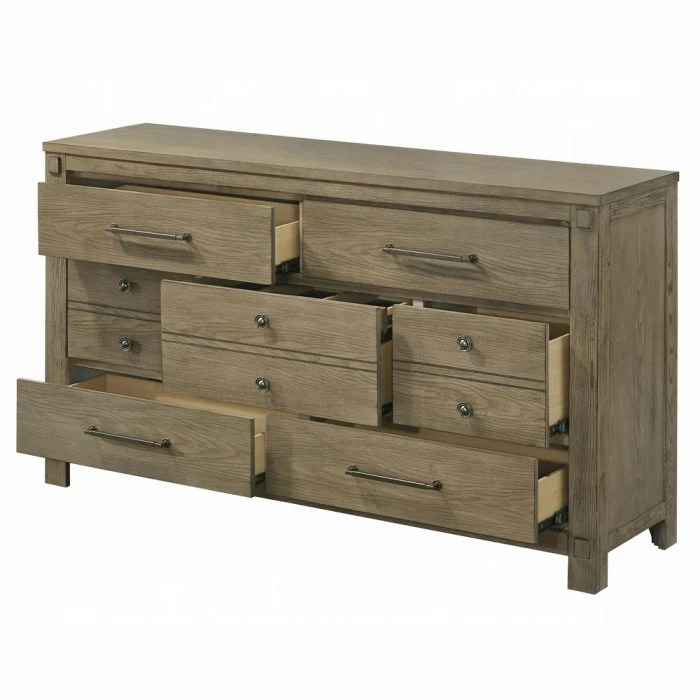 Colton Antique Oak 4 Pc Bedroom Set - Image 11