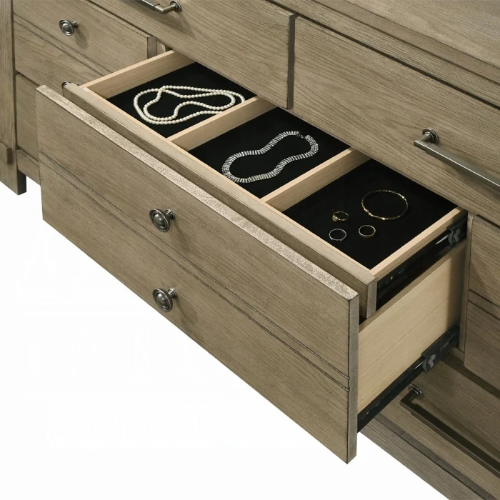 Colton Antique Oak 4 Pc Bedroom Set - Image 12