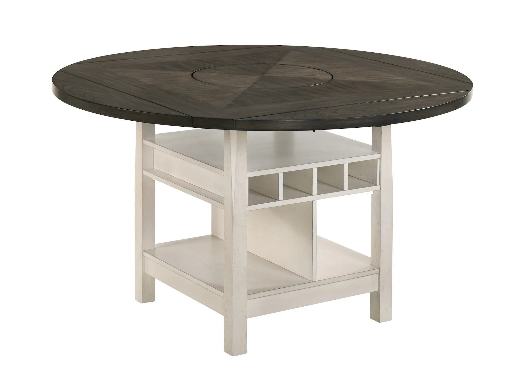 Conner 5-7 Pc Chalk Grey Dining Set - Crown Mark 2849GC - Image 2
