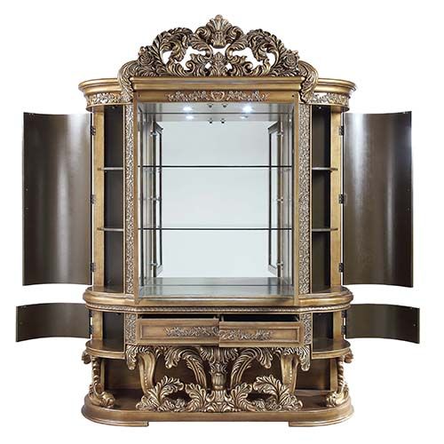 Acme Furniture DN00480 Constantine Curio Cabinet - Image 2