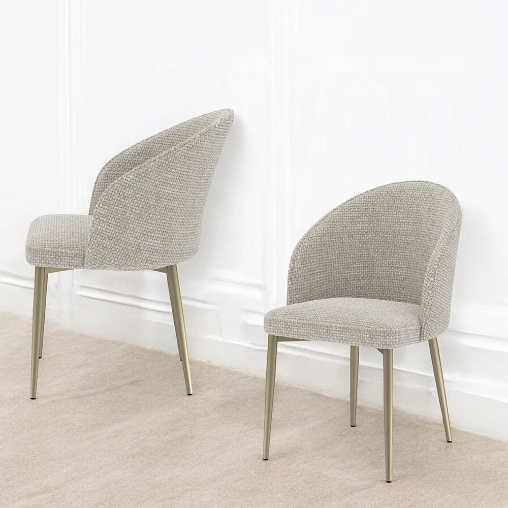 Cora Champagne Side Chair DN04296 - Set of 2 - Image 6
