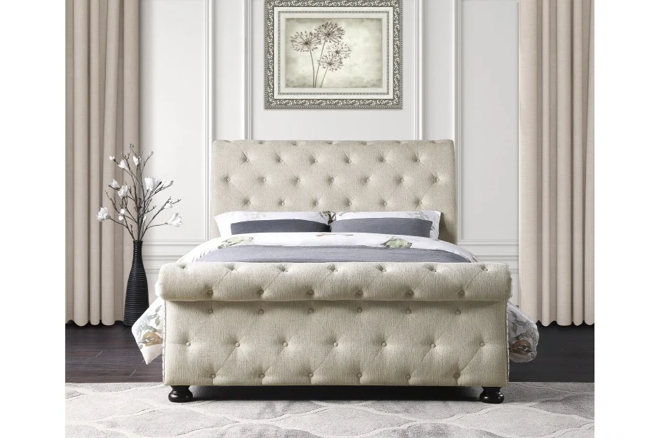 Crofton Classic Sleigh Bed by Homelegance - Image 2