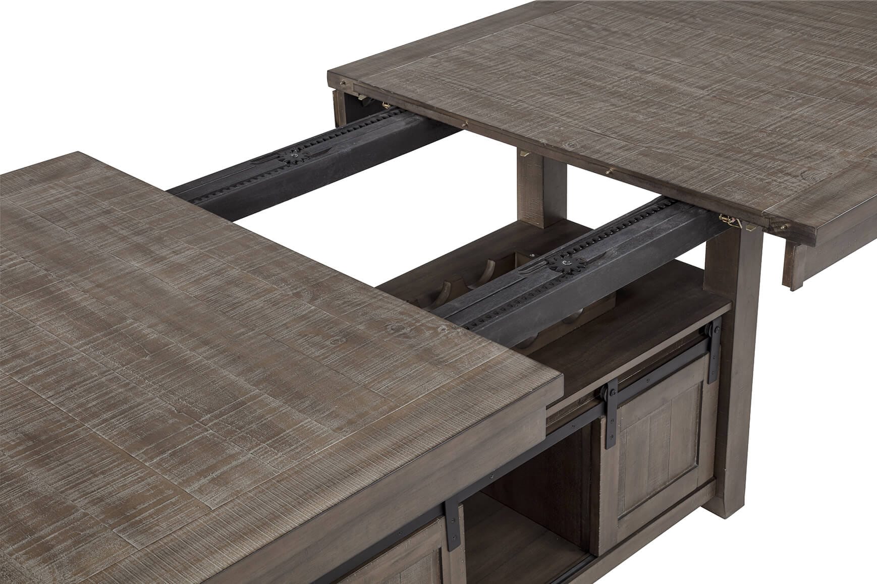 D760 Walnut Finish Extendable Dining Set - Image 4