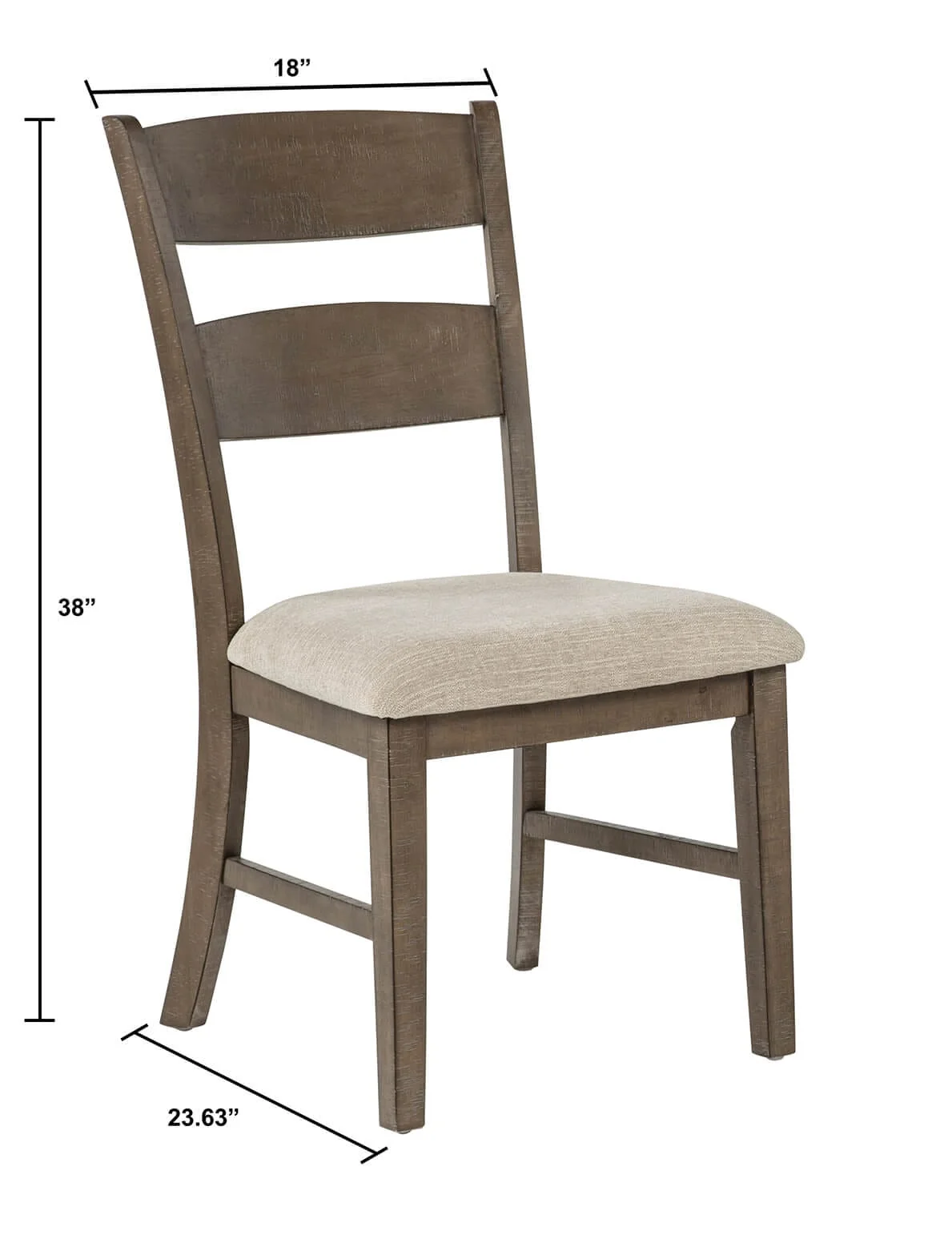 D760 Walnut Finish Extendable Dining Set - Image 6
