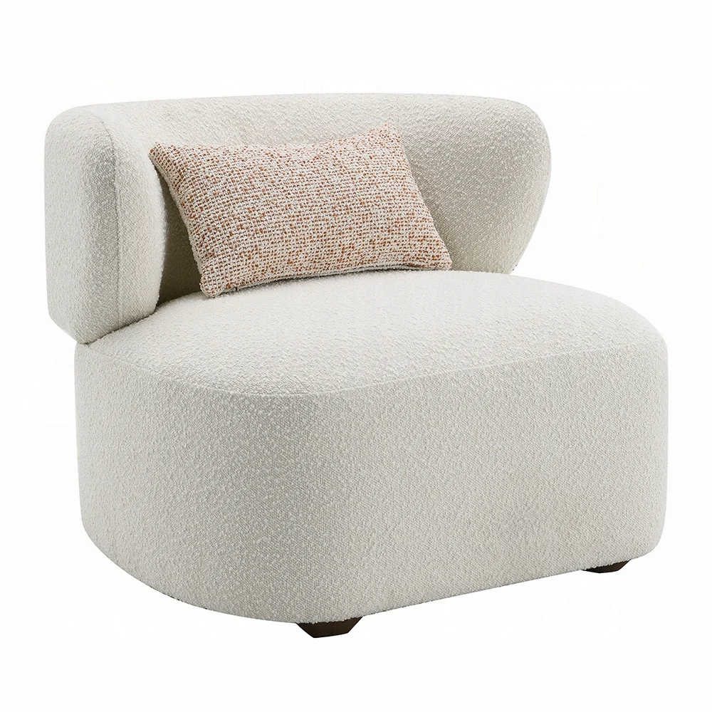 Darius Beige Boucle Accent Chair AC02589 - Image 4