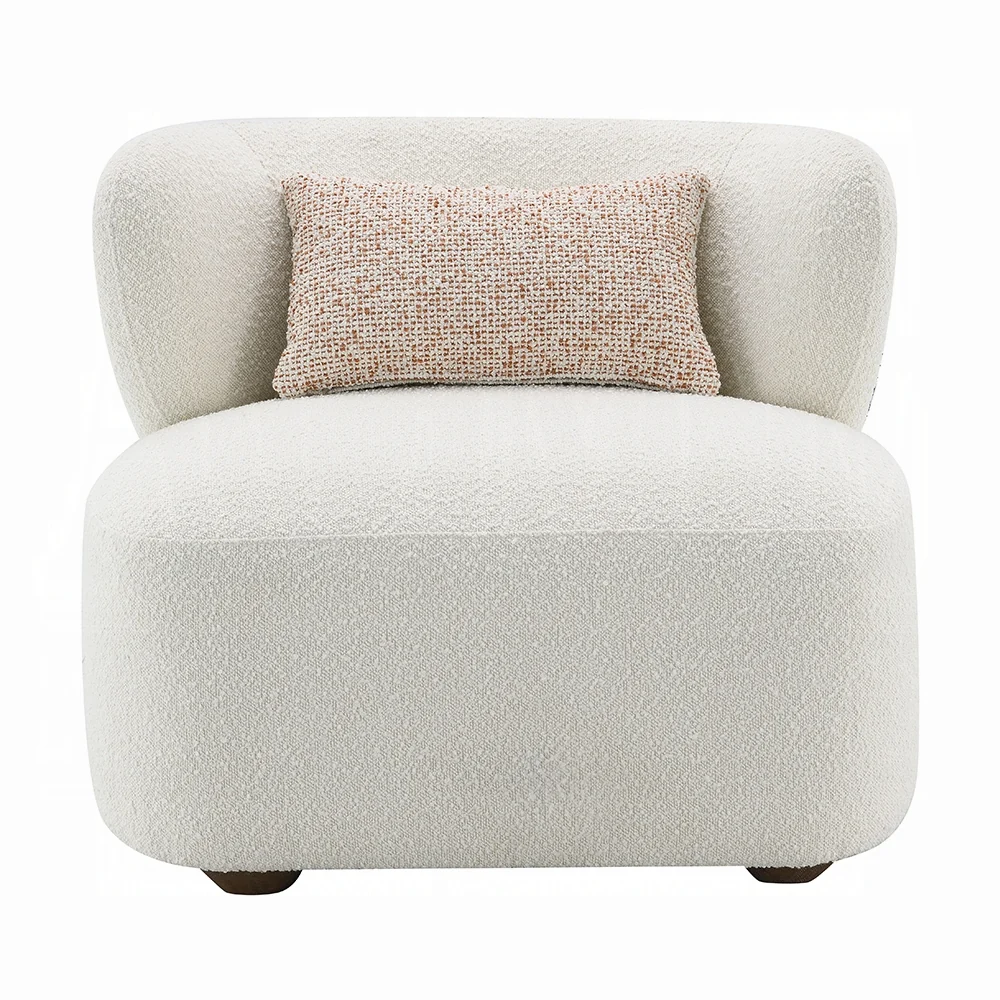 Darius Beige Boucle Accent Chair AC02589 - Image 6