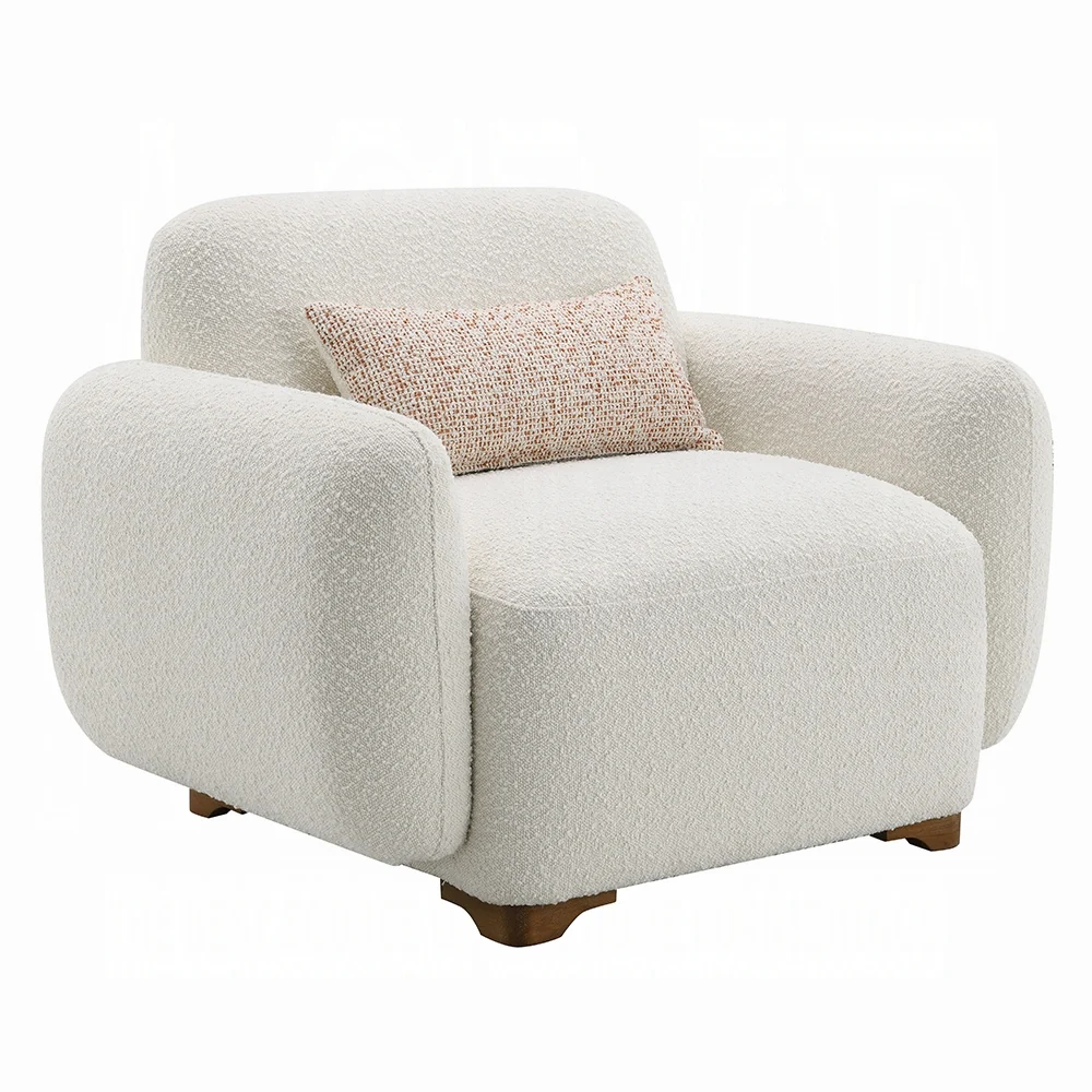 Darius Beige Boucle Chair LV04542 - Image 2