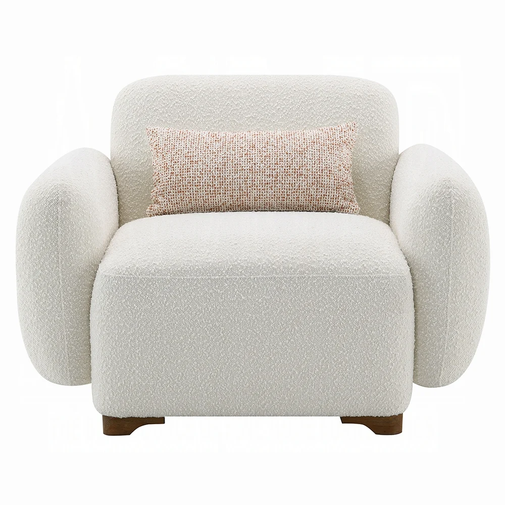 Darius Beige Boucle Chair LV04542 - Image 4