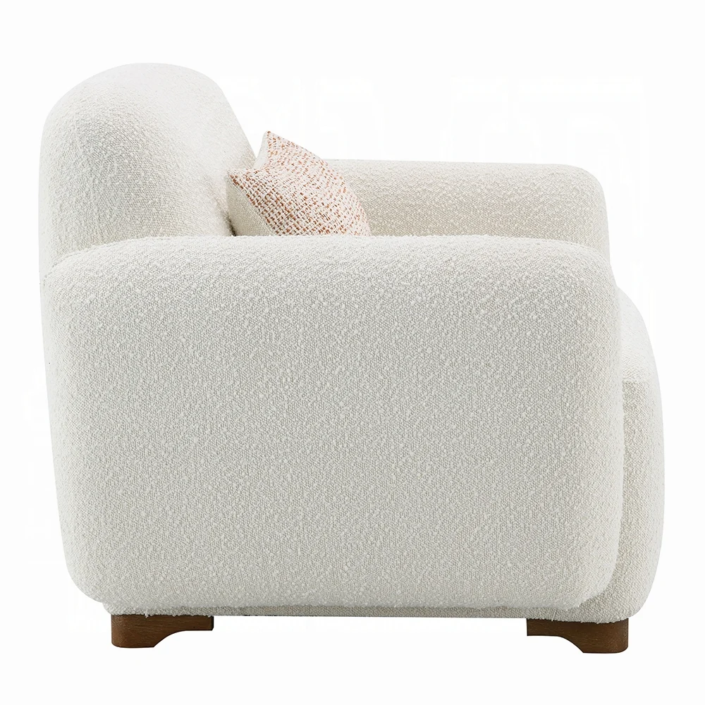 Darius Beige Boucle Chair LV04542 - Image 6