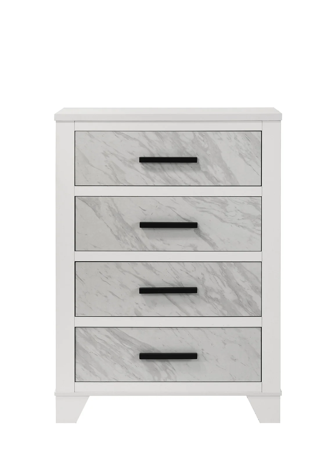 Darlene White 4 Drawer Chest FM72018WH-C - Image 2