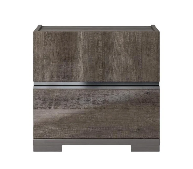 Dea High Gloss Oak Bedroom Collection - Made in Italy - Image 8