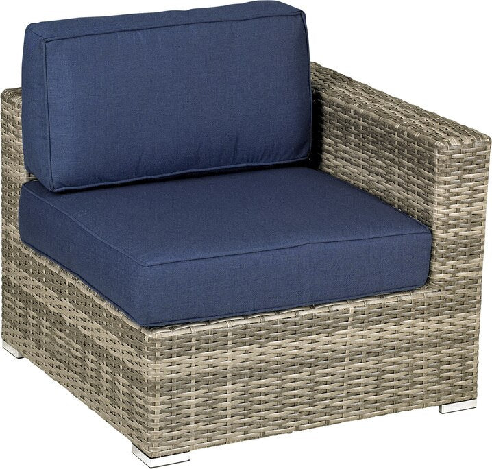 Del Rey 8 Pc Sectional Collection - Cast Aluminum - Image 3