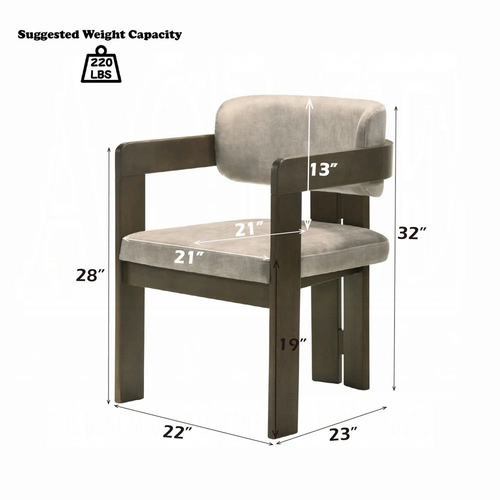 Destin Light Grey Side Chair DN03076 - Image 5