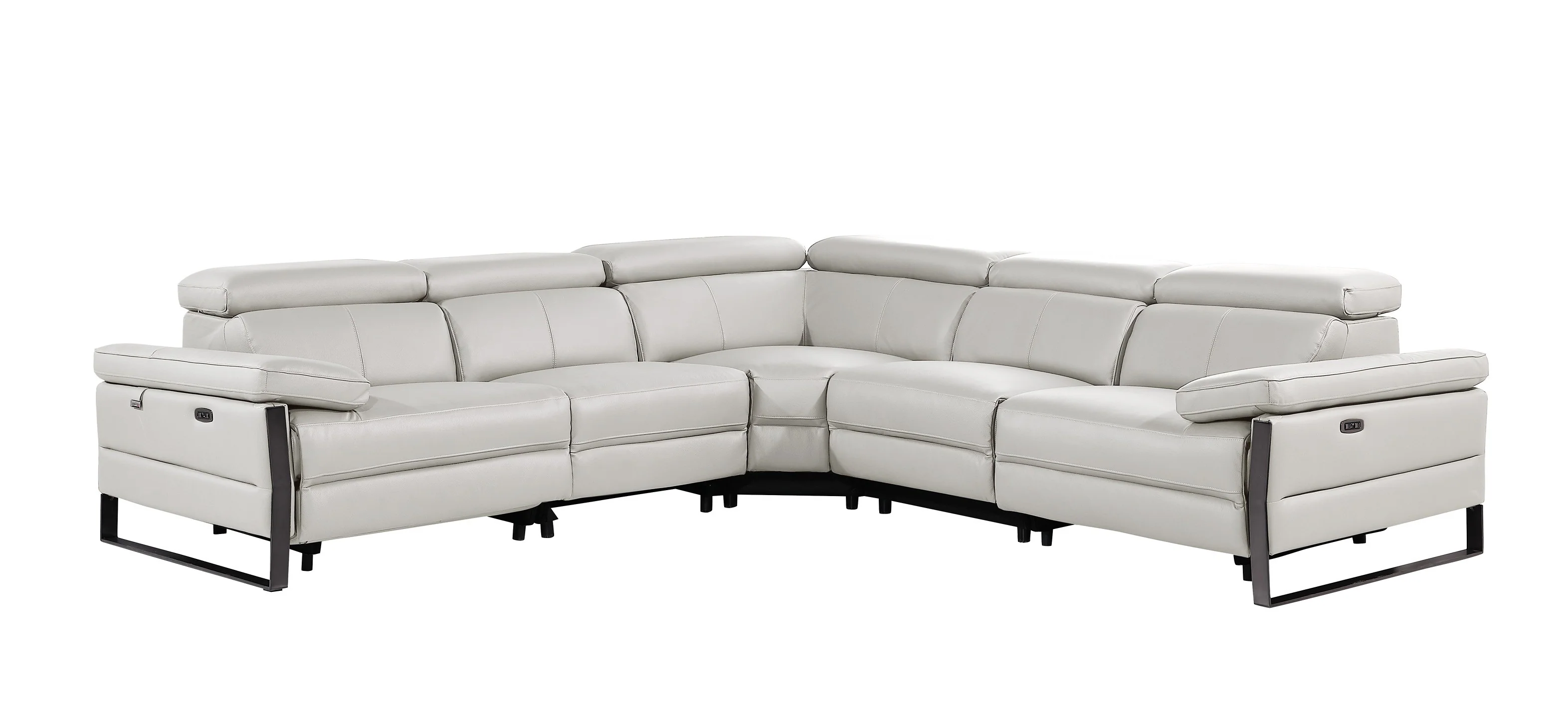 Divanitalia 1246 Power 5 Pc Sectional - Image 3